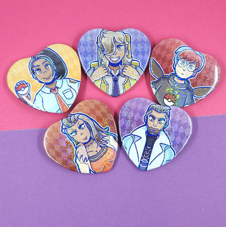 Pokemon Scarlet/Violet Heart Buttons