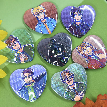 Stardew Valley Heart Buttons