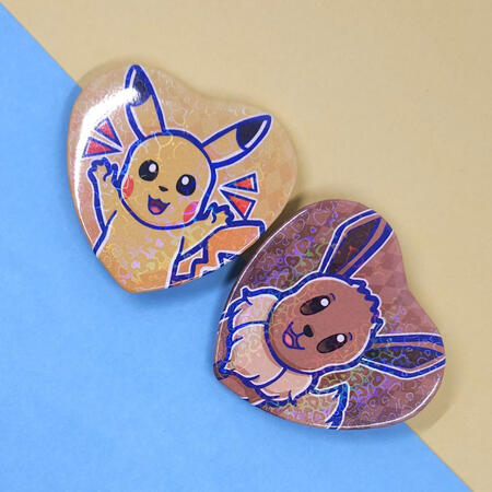 Pokemon Heart Buttons