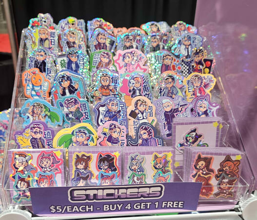 Spa-Con 2025 (Sticker Rack)